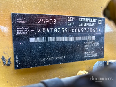 2024 Cat 259 D3 Oruga cargadora compacta