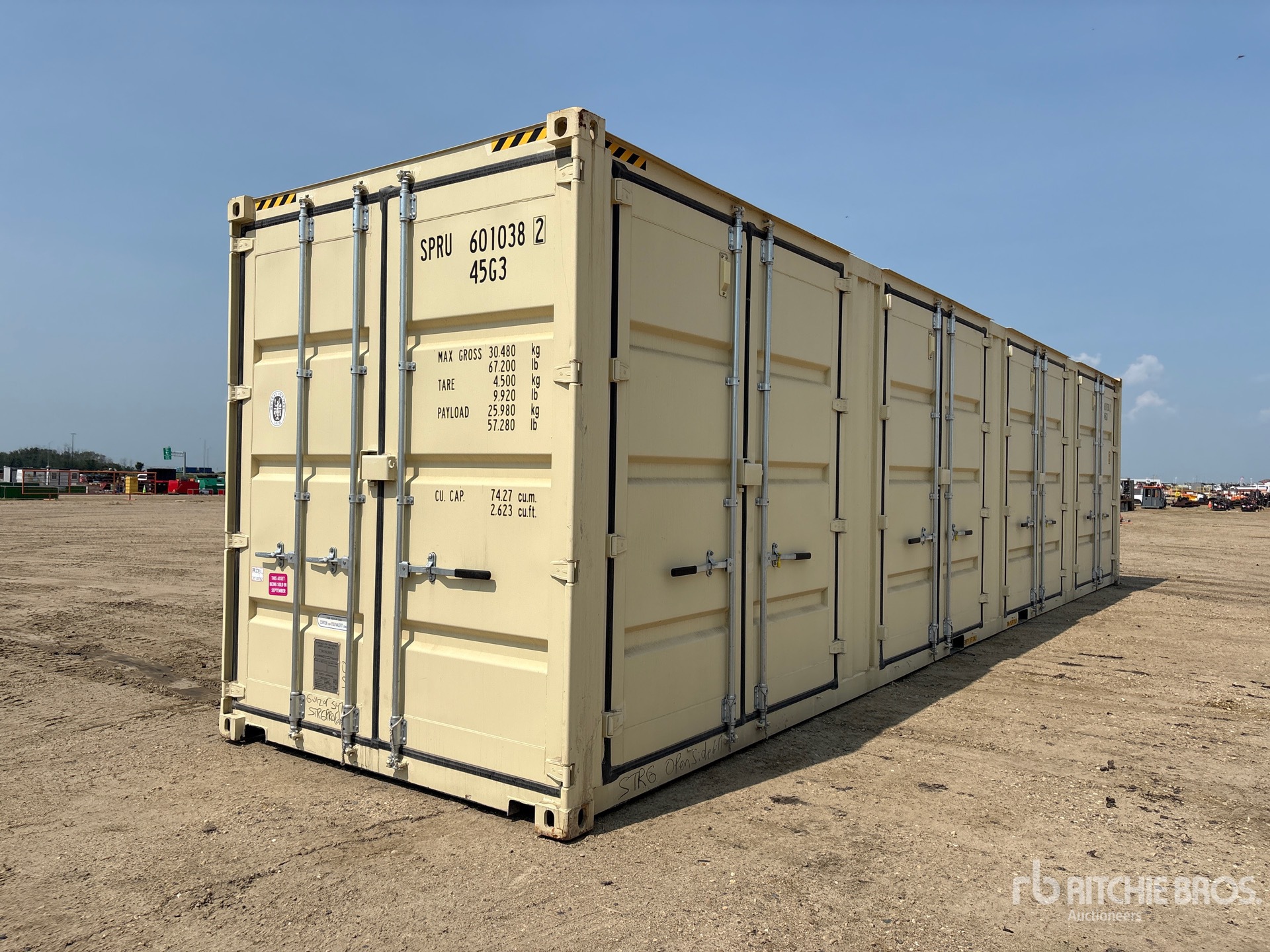 2025 40 ft High Cube Multi-Door Storage Container