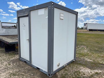 7 ft 1 in x 6 ft 3 in Skid-Mounted Portable Toilet