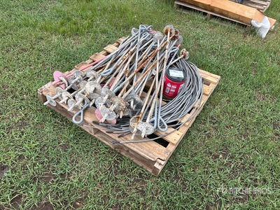 Quantity of (43) 3 ft 9 in Bin Anchors Attrezzatura agricola varia