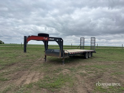 2016 Brandt UGR820 6350 kg 20 ft T/A Gooseneck Przyczepa do sprzętu
