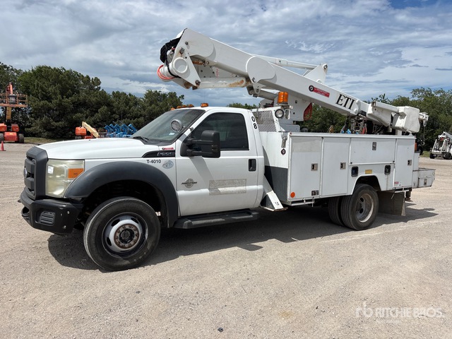 ETI ETCMH37IH 37 ft on 2012 Ford F-550 XL 4x4 Bucket Truck