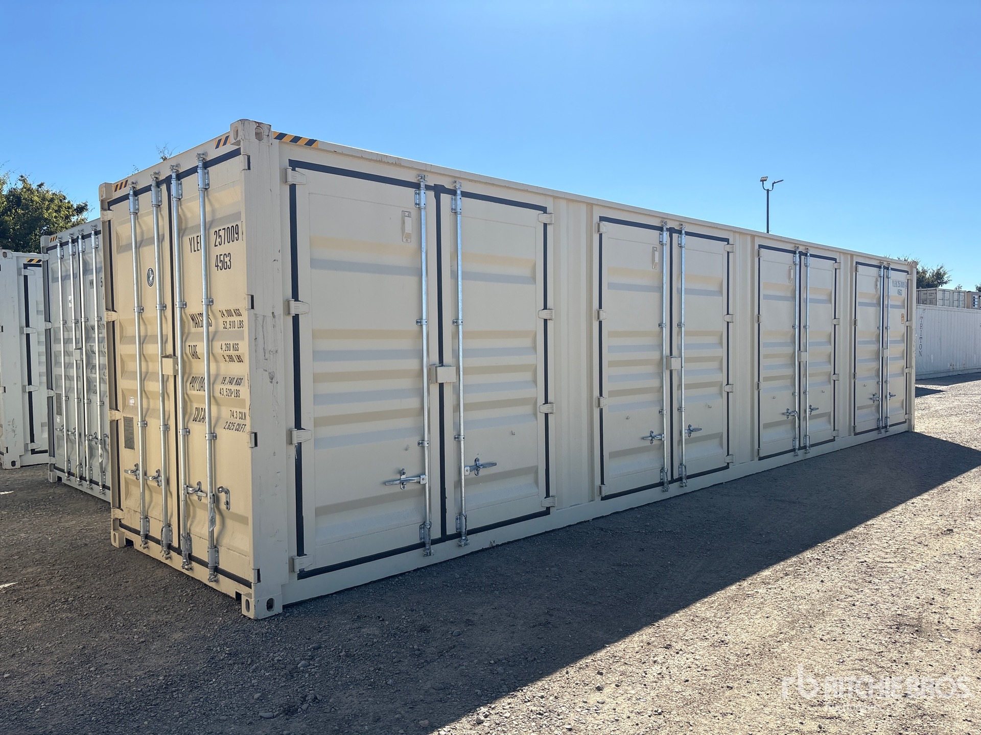 2026 40 ft High Cube Multi-Door Storage Container
