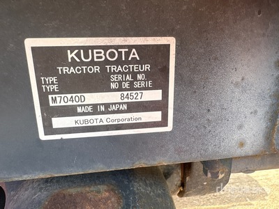 2010 Kubota M7040D 4WD Tractor