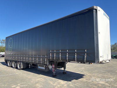 2016 Krueger 13.2 m Tri/A Step Deck Remolque con Lona