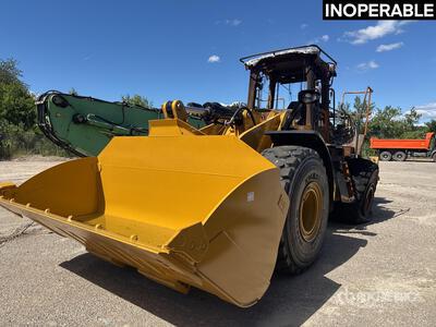 2026 Cat 966XE Fire Damaged Chargeuse Sur Pneus Incendiée Radlader (Inoperable)