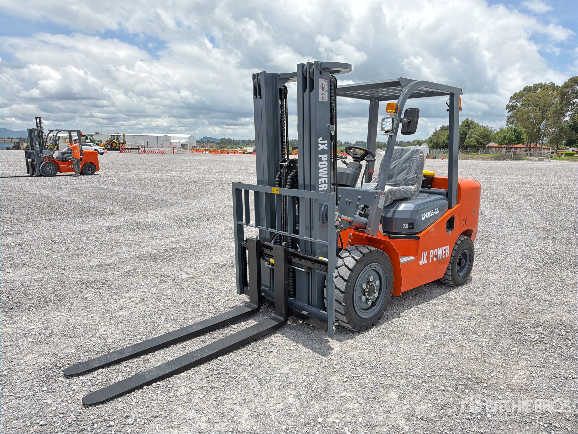 2026 JX POWER CPCD35-3S 7700 lb Pneumatic Tire Montacargas (Sin Usar) / Forklift (Unused)