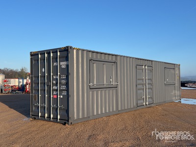 2025 Conteneur 40 Pieds (Non Utilise) 40 Ft High Cube Multi-Door Conteneur de stockage (Unused)