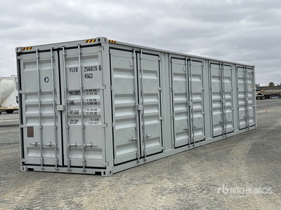 2026 40 ft High Cube Multi-Door Storage Container