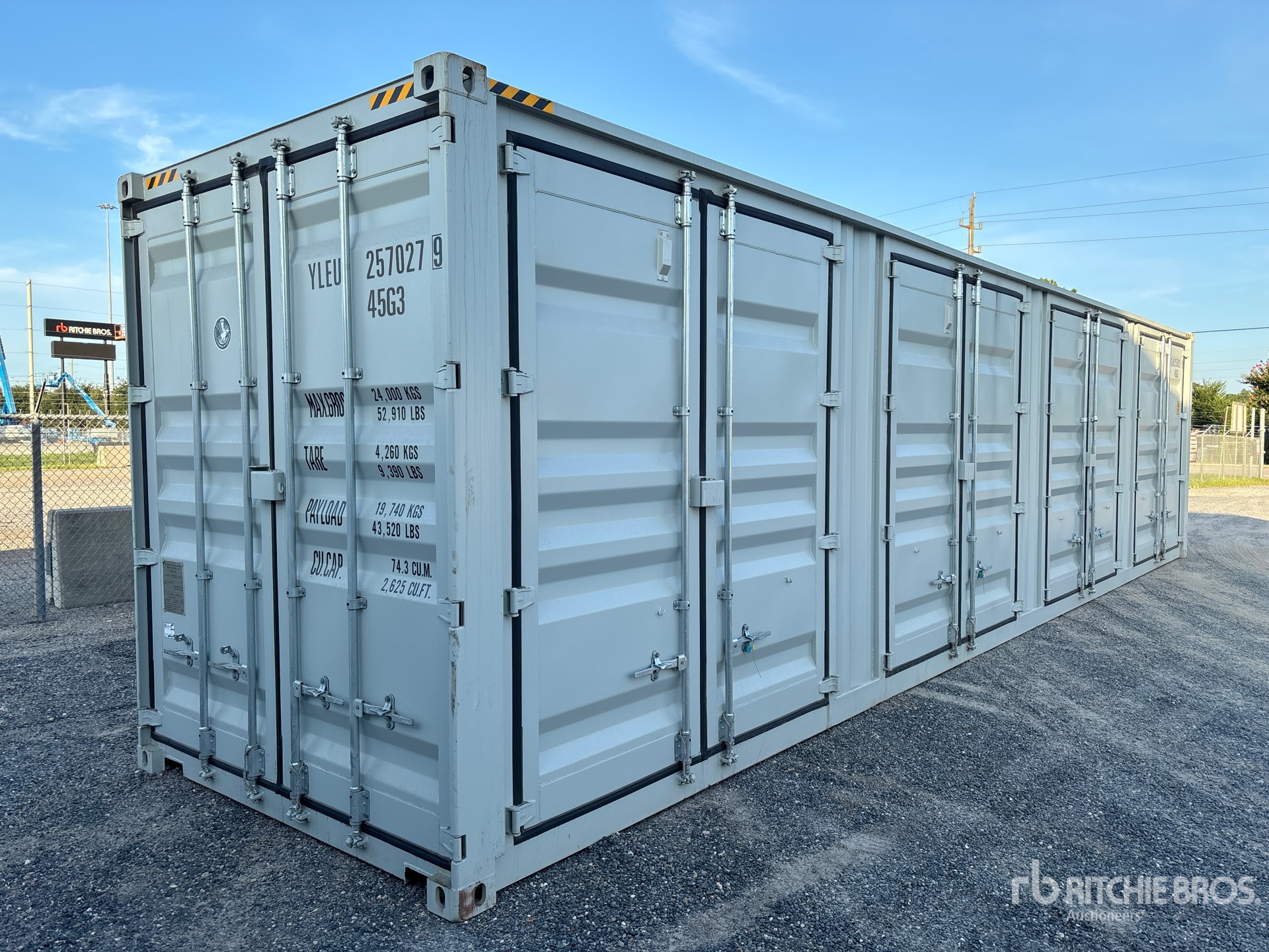 2026 40 ft High Cube Multi-Door Storage Container