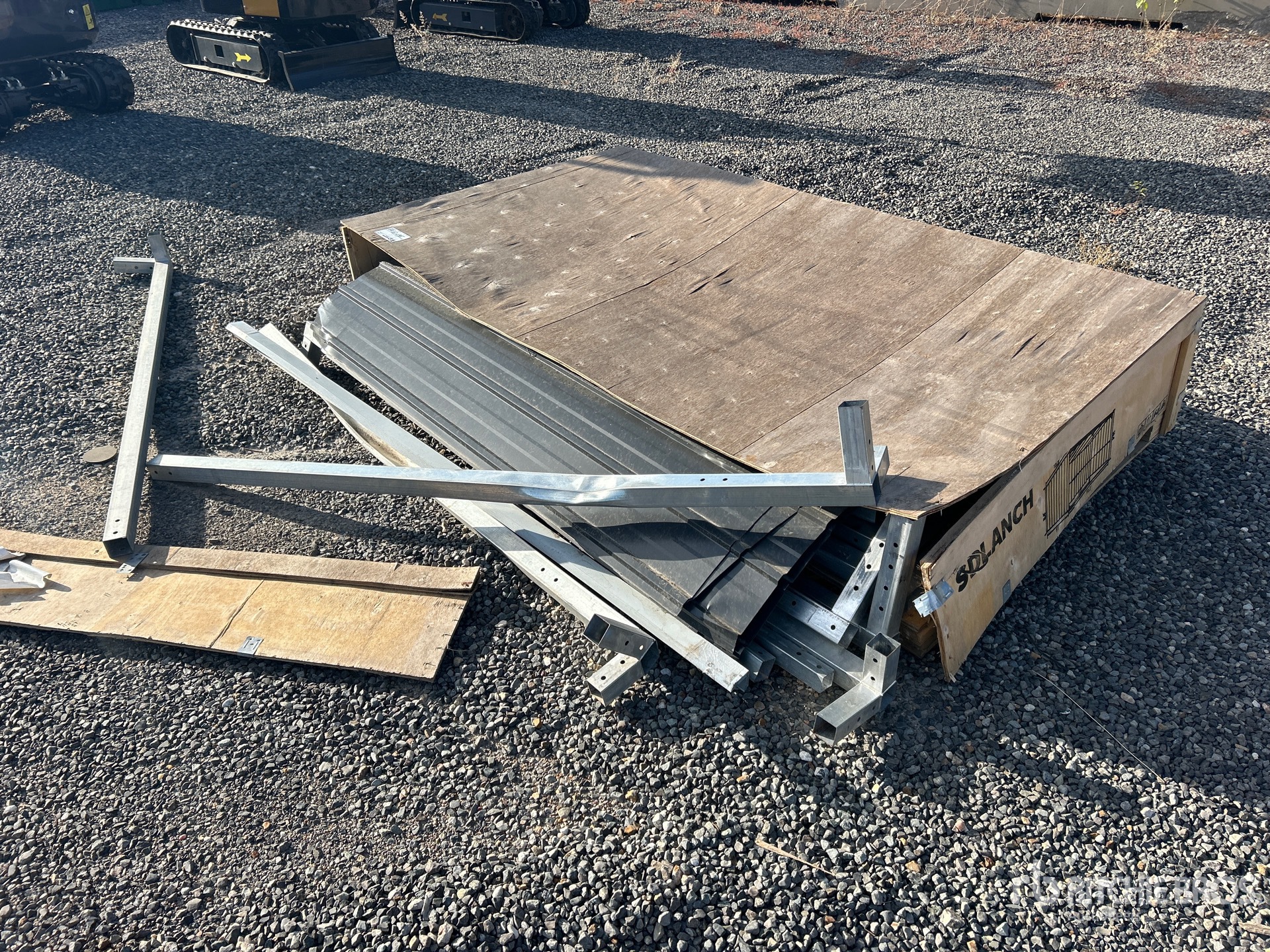 2026 SDLGM1220F 20 ft x 12 ft Galvanized Metal Livestock Shelter
