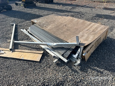2026 SDLGM1220F 20 ft x 12 ft Galvanized Metal Schuilplaats voor vee