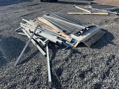 2026 SDLGM1220F 20 ft x 12 ft Galvanized Metal Schuilplaats voor vee