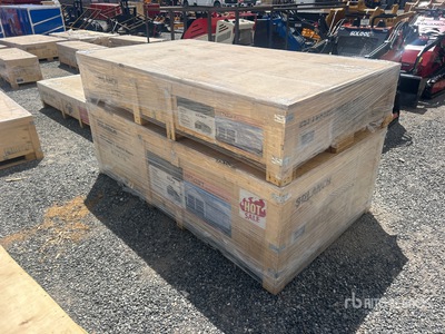 2026 SDL2533DGMS 25 ft x 33 ft Double Garage Metal Shed (Unused)