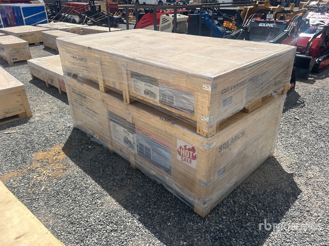 2026 SDL2533DGMS 25 ft x 33 ft Double Garage Metal Shed (Unused)
