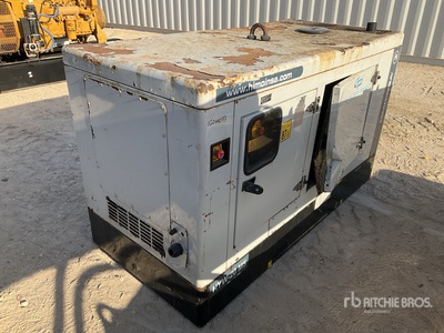 2017 Himoinsa HYW20 15.7 kVA Skid-Mounted Generator Set