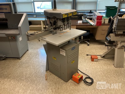 Challenge EH-3A 3-Spindle Hydraulic Paper Drill