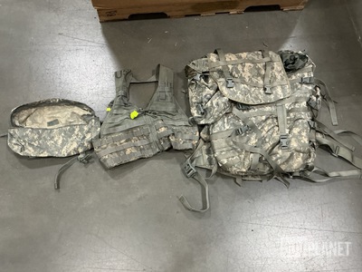(30) Fighting Load Carriers, (71) Waist Packs & Assorted Items