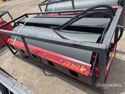 2026 Raytree RMVR76 84 in Skid Steer Vibratory Roller (Unused)