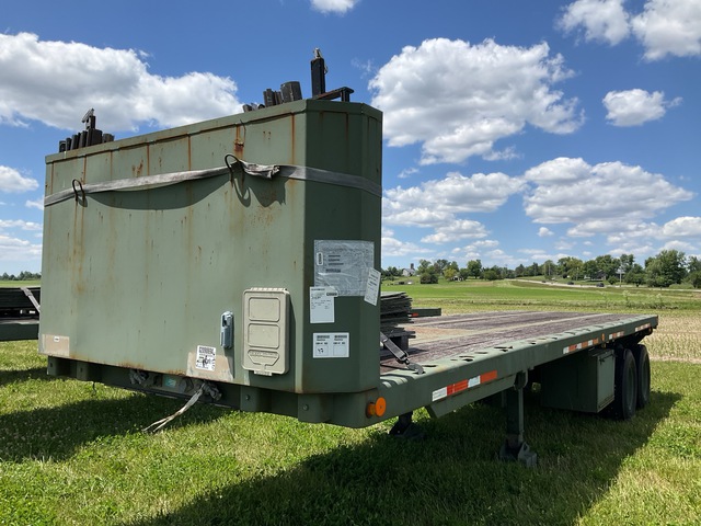 1991 Dynaweld M871A2R Flatbed Trailer