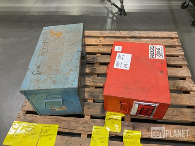 (1) Ridgid 320-E ProPress Tool Kit & (1) Tool Box w/Assorted Tools