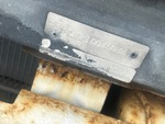 Frame Stamp Serial Number/VIN Photo