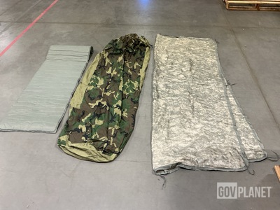 (32) Poncho Liners, (3) Self-Inflatable Sleeping Mats & Assorted Items