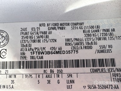 2021 Ford F-350 XLT 4x4 Crew Cab Pickup