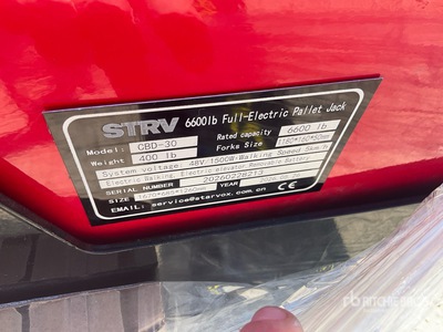 2026 STARVOX CBD-30 6600 lb Pallet Jack (Unused)