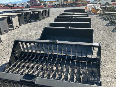 2025 Kit Containers QT-SB-H72-F Skid Steer Screening Bucket (Unused)