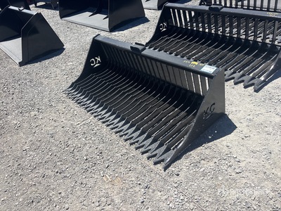 2025 Kit Containers QT-SB-H76-V3 72 in Skid Steer Screening Bucket (Unused)
