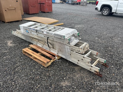 Quantity of (5) Aluminum Ladder