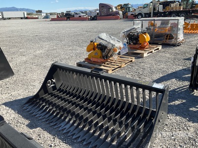 2025 Kit Containers QT-SB-H76-V3 Skid Steer Screening Bucket (Unused)