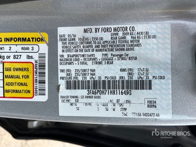 2017 Ford Fusion SE Auto