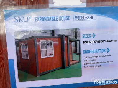 2026 SKLP SK-9 Folding Modular Home Storage Building (Unused)