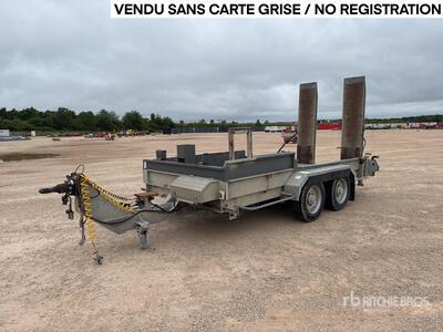 2021 Ecim E68TAF T/A Remorque Porte-Engins Lowboy Trailer