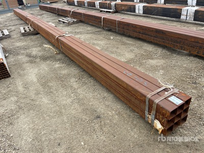 Quantity of 42 ft x 4 in x 4 in x .125 HSS Tubing Attrezzatura industriale