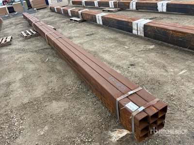 Quantity of 42 ft x 4 in x 4 in x .125 HSS Tubing Attrezzatura industriale