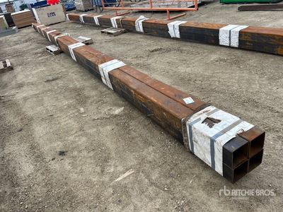 Quantity of 42 ft x 6 in x 6 in x .250 HSS Tubing Attrezzatura industriale