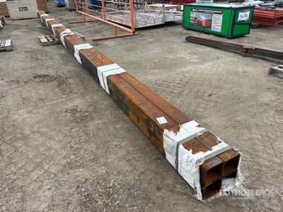 Quantity of 42 ft x 6 in x 6 in x .250 HSS Tubing Attrezzatura industriale
