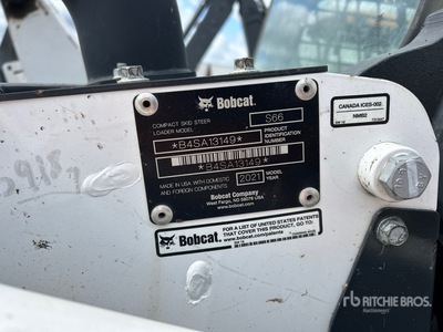 2021 Bobcat S66 Two-Speed Skid Steer Loader