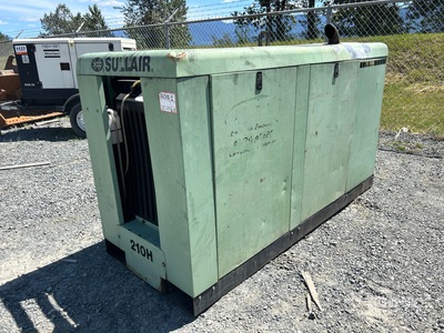 2011 Sullair 210H Skid-Mounted Air Compressor