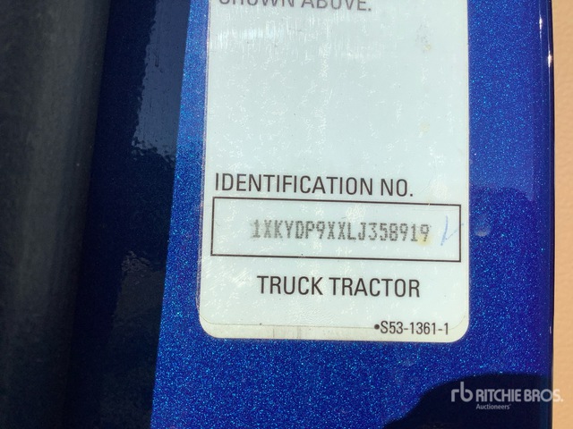 2020 Kenworth T680 6x4 T/A Sleeper Truck Tractor