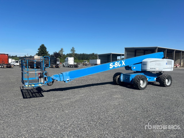 2014 Genie S-80X 4WD Diesel Telescopic Boom Lift