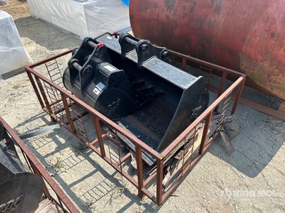 Quantity of (2) 48 in Ditching & 24 in Digging Excavator Bucket - Fits Yanmar