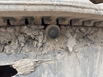 Undercarriage with Left Carrier Rollers