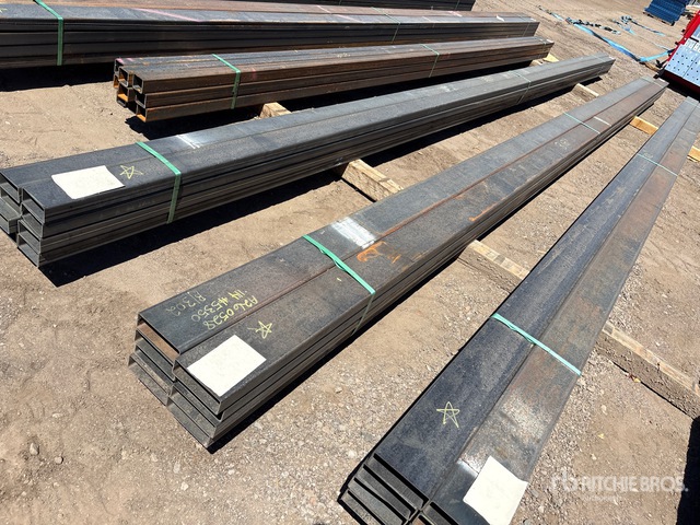 Quantity of (8) 2025 Kit Containers STEEL 6 in x 2 in x 312 in Pipe
