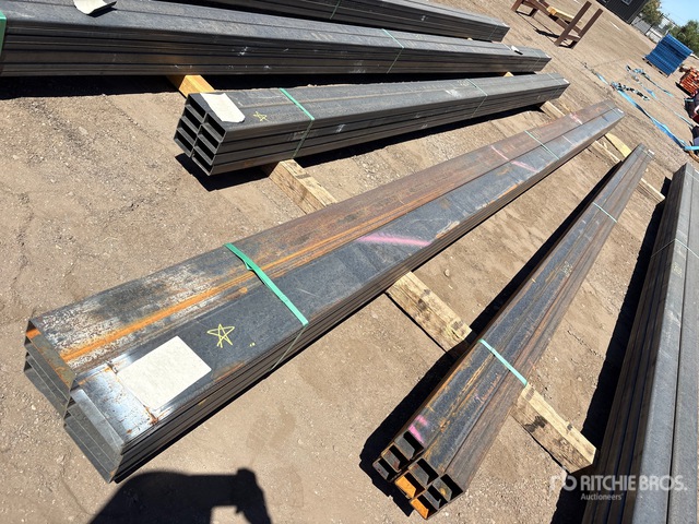 Quantity of (8) 2025 Kit Containers STEEL 6 in x 2 in x 289 in Pipe