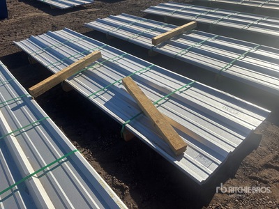 Quantity of (50) 2025 Kit Containers Steel R Panel 12ft