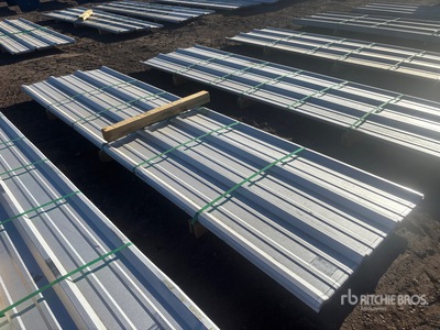 Quantity of (50) 2025 Kit Containers Steel R Panel 12ft